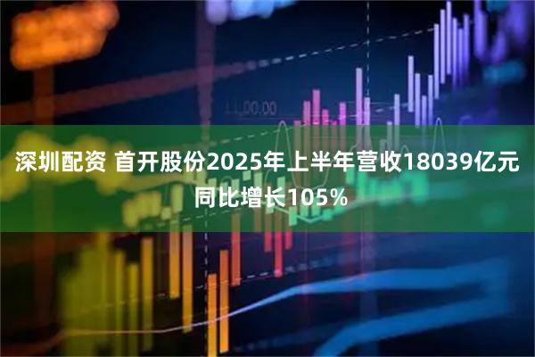 深圳配资 首开股份2025年上半年营收18039亿元 同比增长105%