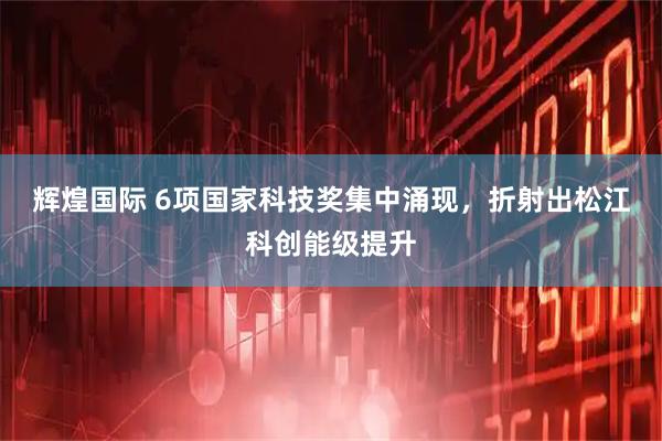 辉煌国际 6项国家科技奖集中涌现，折射出松江科创能级提升